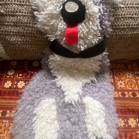 57-(VC) Vintage.Sheepdog. Hooked Rug.Completed. - Picture 5 of 13